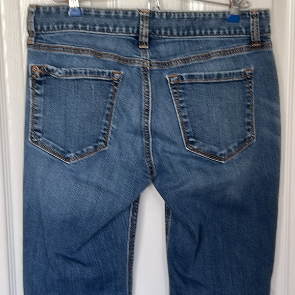 Ann Taylor LOFT Curvy Boot Denim Jeans Women's 28/6 Blue Cotton Blend Low Rise - Picture 10 of 16